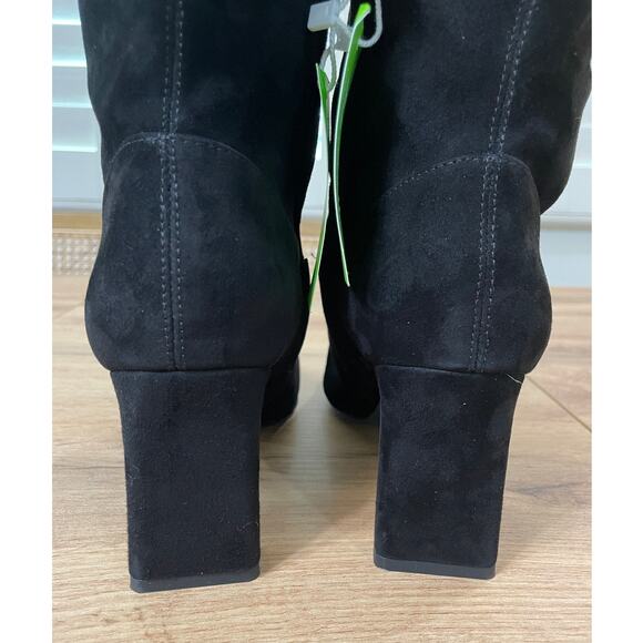 Sam Edelman Women's Shea Over the Knee Boots Black Suede Size 9 NWOB Luxe Boot - Picture 10 of 14